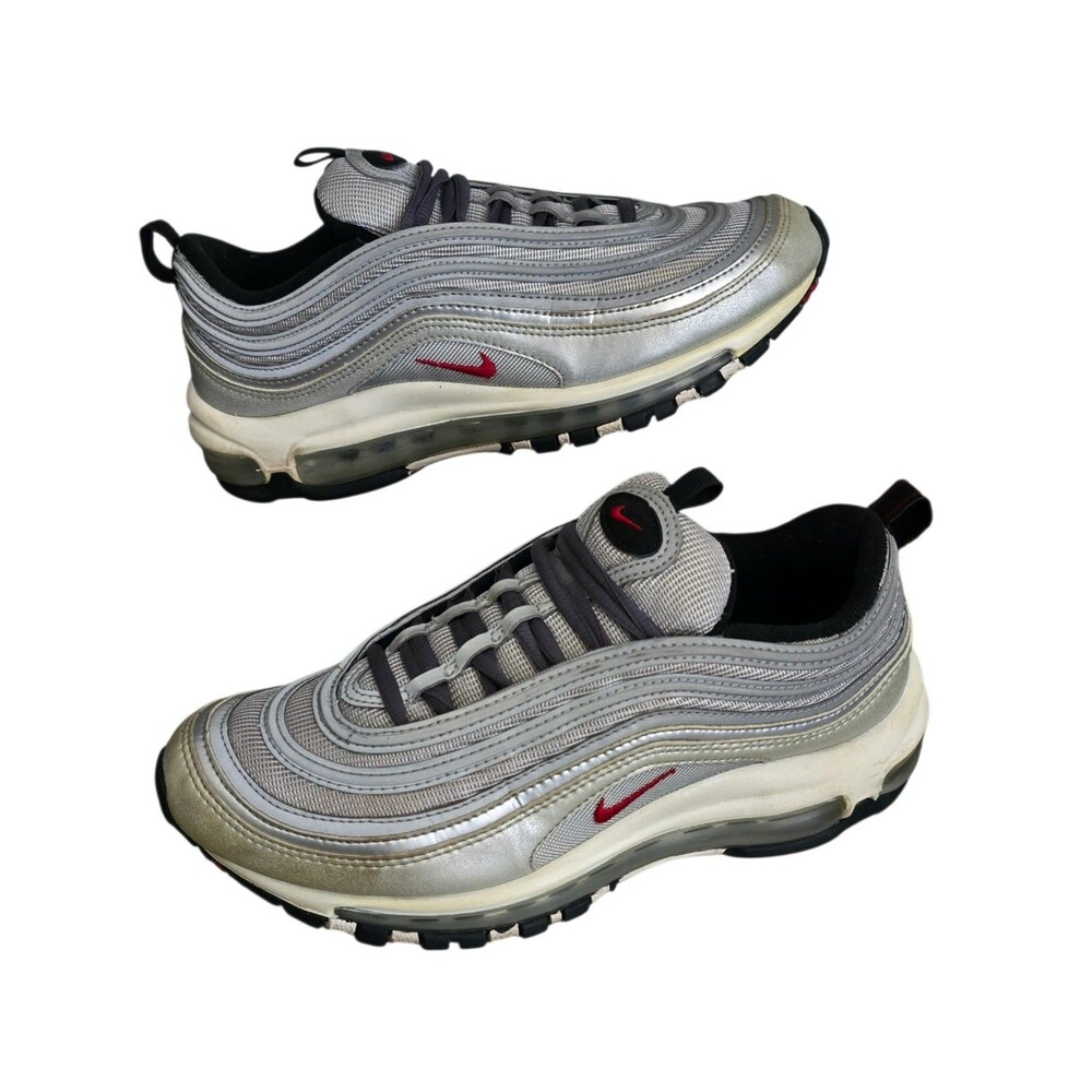 Nike Air Max 97 Silver Bullet Shoes Youth 6.5Y Womens 8 Sneakers 918890-001
